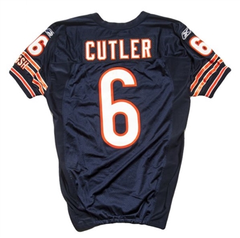 2011 Jay Cutler Chicago Bears Game Worn Home Jersey - PHOTO MATCHED! (Meigray)